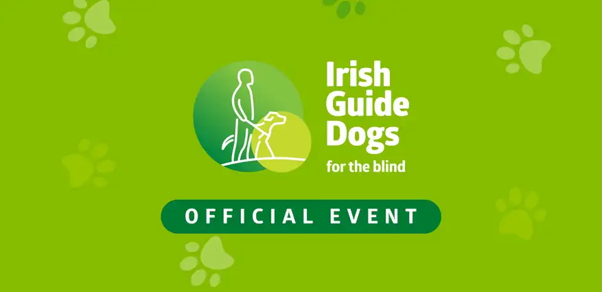 Green image with paw prints showing the IGDB logo and the words Official Event